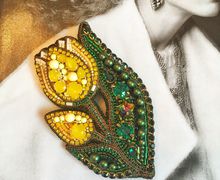 Брошь "Тюльпан"