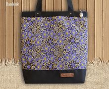 Текстильная сумочка шоппер "Цветы".