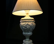 Жемчужная симфония - настольная лампа с абажуром!