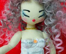 Кукла интерьерная ручной работы.