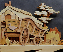 Украшение на стенку из дерева