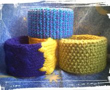 Вязаные браслеты