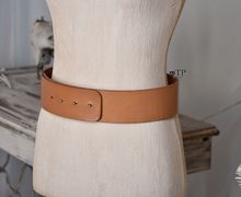 Широкий женский ремень кожаный