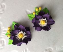 Заколки на волосы из фоамирана