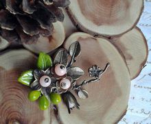 Брошь "Цветочный букет"