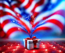 How to make a gift for 4th of July