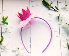 Ободок Корона, разные цвета