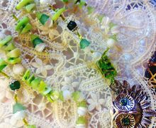 Ожерелье ручной работы "Совушка"