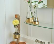 Подвесная ваза из подставки для бананов