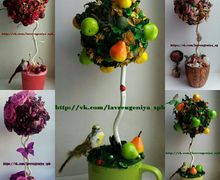 Топиарий из ароматного саше