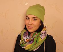 Комплект снуд и шапка "Осенний вальс"