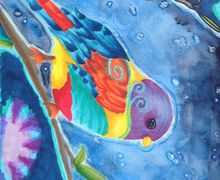 Открытка Птицы