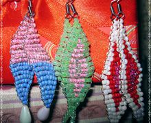 Серьги из бисера