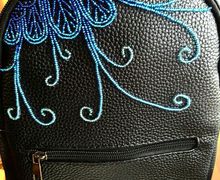 Эксклюзивный рюкзак ручной вышивки бисером, в единственном экземпляре