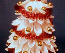 Ёлочка канзаши