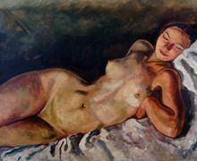 Спящая натурщица