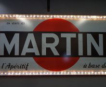 Винтажная вывеска Martini 1957г.
