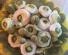 Видео МК - Ранункулюсы из гофрированной бумаги