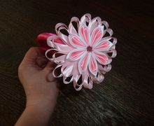 ободок в технике канзаши (на заказ)