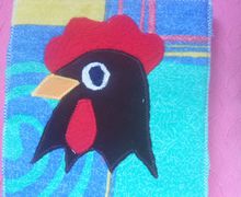 прихватка с петушком