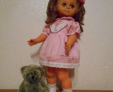 Платье на куклу 45 см.