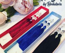 Серьги-кисти ручной работы