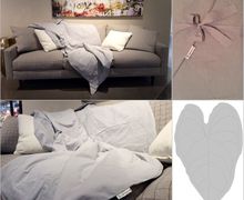 Покрывало-плед "лист 1"