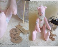 Мишка Тильда ручной работы "Розовые сны"