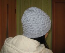 Шапка "Коса с тенью"