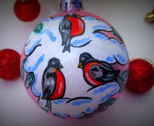 Снегири на ветке