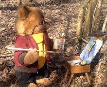 Мишка "ХУДОЖНИК"