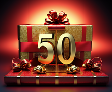 How to make a gift for 50th anniversary