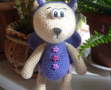 Мишка-бабочка