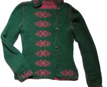 Вязаный жакет