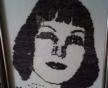 портрет крестиком по фото