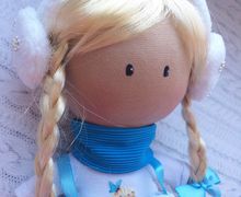 Интерьерная кукла Снежинка