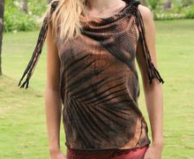 Майка с пальмовым принтом