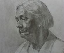 портрет пожилой женщины