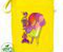 Яркая эко-сумка с иллюстрацией "Хамелеон"