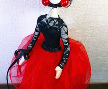 Интерьерная кукла-тряпиенс "Балерина"