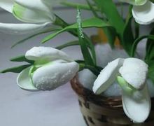 Корзиночка с подснежниками