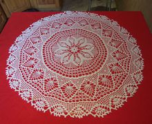 Мини-скатерть вязаная1