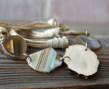 Колье «Зимний берег»