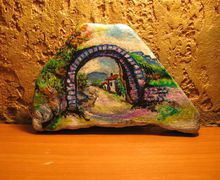 миниатюры на камнях