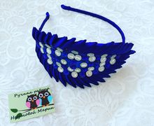 Ободок "Синее пламя"