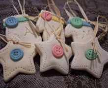 Мастер класс Кулоны из соленого теста