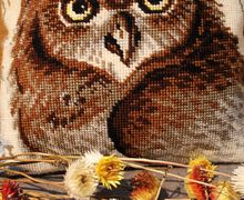 Декоративная подушка "Сова"