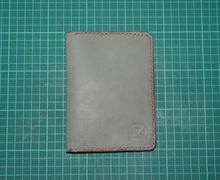 Холдер для автодокументов серого цвета