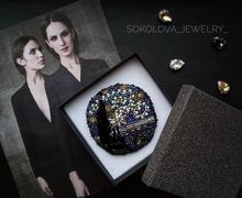 Брошь-звёздная ночь