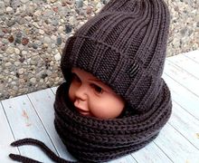 Комплект из мериносовой шерсти